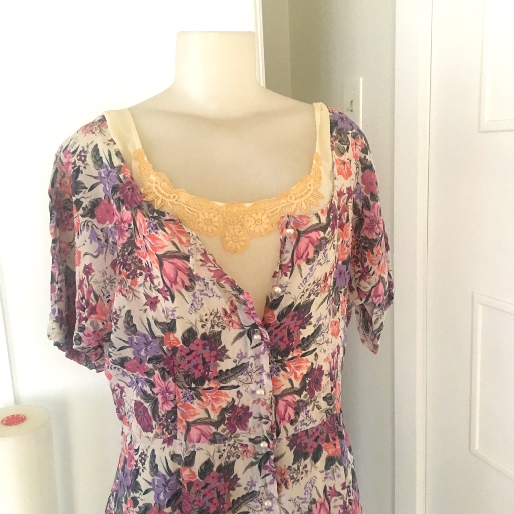 Super Cute Vintage Gunnysack Style Dress